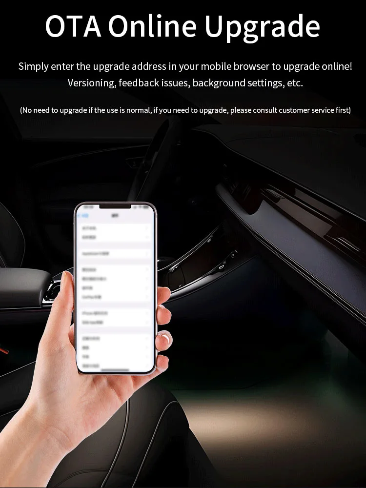 Wireless CarPlay & Android Auto Adapter – Wired-to-Wireless, Plug & Play