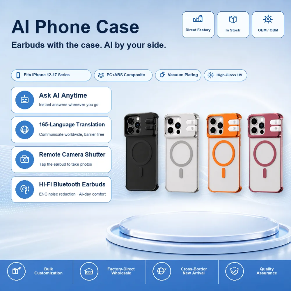 TalkShell: The Phone Case That Doubles as AI Translation Earbuds